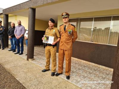 10Âª CIA Independente da PolÃ­cia Militar realiza cerimÃ´nia em comemoraÃ§Ã£o aos 170 da Policia Militar do ParanÃ¡.
