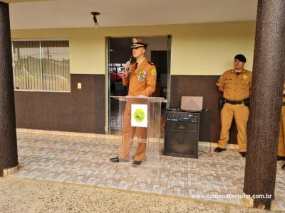 10Âª CIA Independente da PolÃ­cia Militar realiza cerimÃ´nia em comemoraÃ§Ã£o aos 170 da Policia Militar do ParanÃ¡.