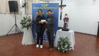 LS: Entrega dos prÃªmios da contribuiÃ§Ã£o premiada da festa de Sant' Ana foi realizada nesta segunda (12).