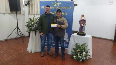 LS: Entrega dos prÃªmios da contribuiÃ§Ã£o premiada da festa de Sant' Ana foi realizada nesta segunda (12).