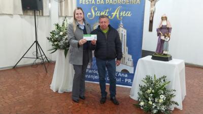 LS: Entrega dos prÃªmios da contribuiÃ§Ã£o premiada da festa de Sant' Ana foi realizada nesta segunda (12).