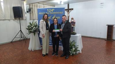 LS: Entrega dos prÃªmios da contribuiÃ§Ã£o premiada da festa de Sant' Ana foi realizada nesta segunda (12).