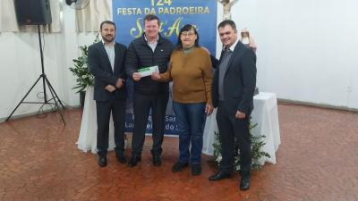 LS: Entrega dos prÃªmios da contribuiÃ§Ã£o premiada da festa de Sant' Ana foi realizada nesta segunda (12).