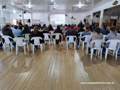 LS: Secretaria de AssistÃªncia Social em parceria com Cras e PolÃ­cia militar realizou palestra sobre o enfrentamento Ã¡ violÃªncia contra as mulheres