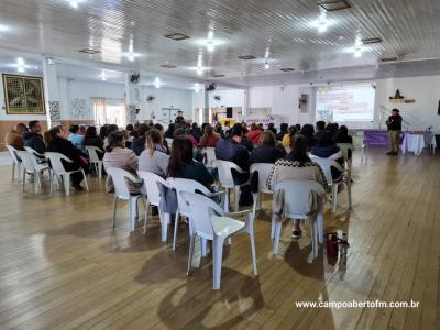 LS: Secretaria de AssistÃªncia Social em parceria com Cras e PolÃ­cia militar realizou palestra sobre o enfrentamento Ã¡ violÃªncia contra as mulheres