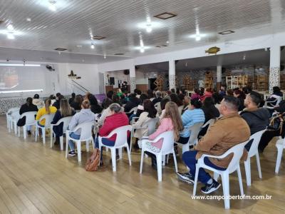 LS: Secretaria de AssistÃªncia Social em parceria com Cras e PolÃ­cia militar realizou palestra sobre o enfrentamento Ã¡ violÃªncia contra as mulheres
