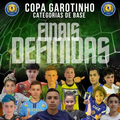 Neste sÃ¡bado e domingo, 24 e 25/8, tem as finais da Copa Garotinho de Futsal Categorias de Base