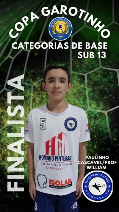 Neste sÃ¡bado e domingo, 24 e 25/8, tem as finais da Copa Garotinho de Futsal Categorias de Base