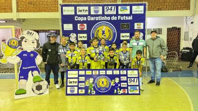ConheÃ§a os CampeÃµes da Copa Garotinho de Futsal Categorias de Base 2024