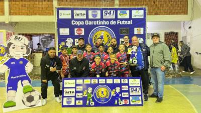 ConheÃ§a os CampeÃµes da Copa Garotinho de Futsal Categorias de Base 2024