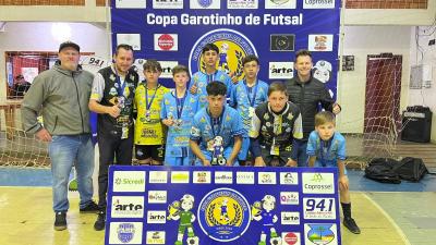 ConheÃ§a os CampeÃµes da Copa Garotinho de Futsal Categorias de Base 2024