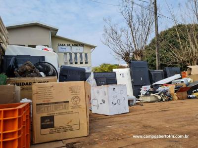 ACA realizou mais uma campanha de Desacate do Lixo EletroeletrÃ´nico com sucesso em Laranjeiras do Sul