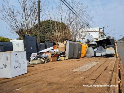 ACA realizou mais uma campanha de Desacate do Lixo EletroeletrÃ´nico com sucesso em Laranjeiras do Sul