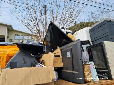 ACA realizou mais uma campanha de Desacate do Lixo EletroeletrÃ´nico com sucesso em Laranjeiras do Sul