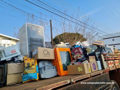 ACA realizou mais uma campanha de Desacate do Lixo EletroeletrÃ´nico com sucesso em Laranjeiras do Sul