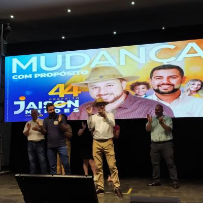 Jaison Mendes faz lanÃ§amento oficial da campanha