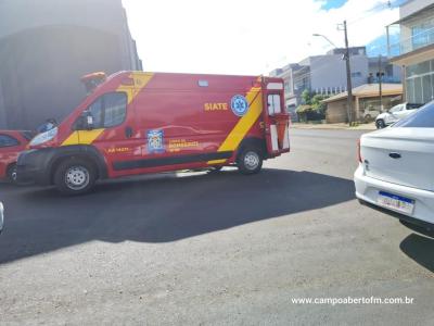 LS: ColisÃ£o entre carro e moto Ã© registrada no cruzamento da BarÃ£o com a Diogo Pinto