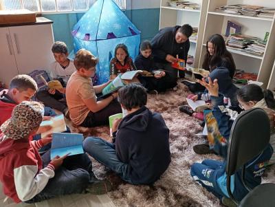 Escola Municipal JosÃ© BonifÃ¡cio estÃ¡ desenvolvendo o Projeto Pequenos Escritores