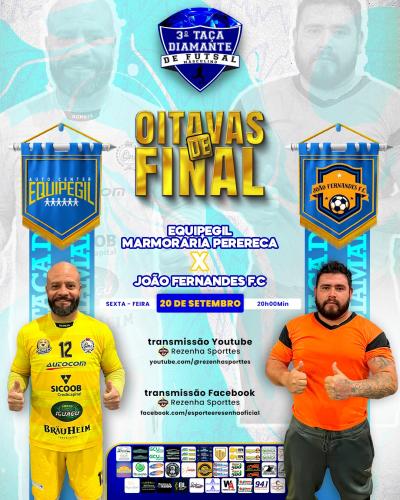 Confira os primeiros classificados para as quartas da TaÃ§a Diamante de Futsal 