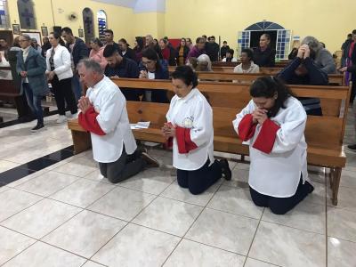 Missas com Novenas em louvor a SÃ£o Miguel iniciaram em Laranjeiras do Sul