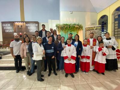 Missas com Novenas em louvor a SÃ£o Miguel iniciaram em Laranjeiras do Sul