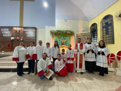 Missas com Novenas em louvor a SÃ£o Miguel iniciaram em Laranjeiras do Sul