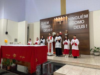 Missas com Novenas em louvor a SÃ£o Miguel iniciaram em Laranjeiras do Sul