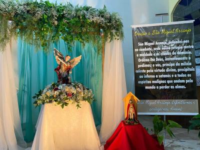 Missas com Novenas em louvor a SÃ£o Miguel iniciaram em Laranjeiras do Sul