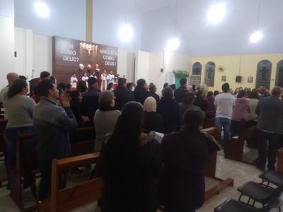 Missas com Novenas em louvor a SÃ£o Miguel iniciaram em Laranjeiras do Sul