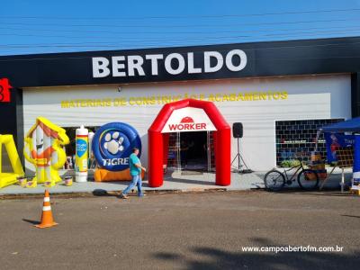Bertoldo Materiais de ConstruÃ§Ã£o reinaugurou as novas estruturas da loja em  Laranjeiras do Sul