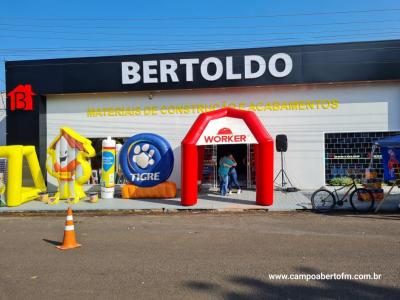 Bertoldo Materiais de ConstruÃ§Ã£o reinaugurou as novas estruturas da loja em  Laranjeiras do Sul