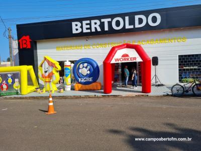Bertoldo Materiais de ConstruÃ§Ã£o reinaugurou as novas estruturas da loja em  Laranjeiras do Sul
