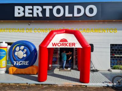 Bertoldo Materiais de ConstruÃ§Ã£o reinaugurou as novas estruturas da loja em  Laranjeiras do Sul