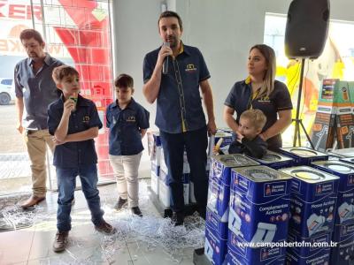 Bertoldo Materiais de ConstruÃ§Ã£o reinaugurou as novas estruturas da loja em  Laranjeiras do Sul