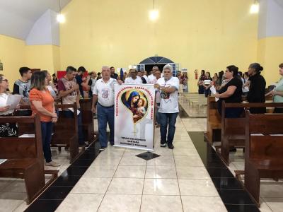 Missa com Novenas em louvor a SÃ£o Miguel reuniu dezenas de FiÃ©is neste sÃ¡bado (21)