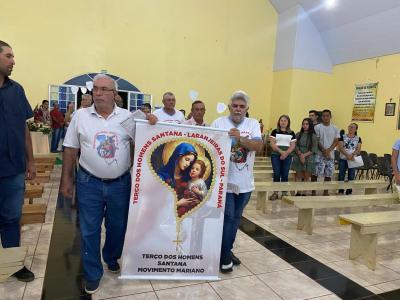 Missa com Novenas em louvor a SÃ£o Miguel reuniu dezenas de FiÃ©is neste sÃ¡bado (21)