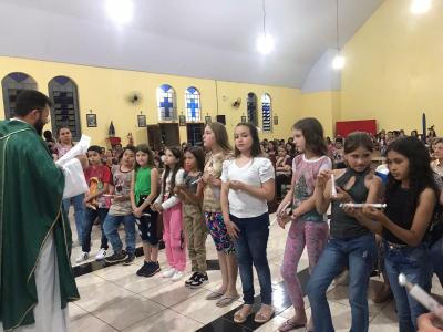 3Âº dia da Novena em louvor a SÃ£o Miguel teve a participaÃ§Ã£o da Comunidade Frei GalvÃ£o e RCC