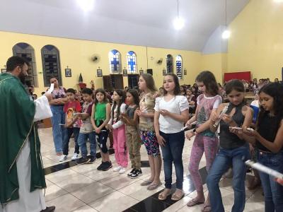 3Âº dia da Novena em louvor a SÃ£o Miguel teve a participaÃ§Ã£o da Comunidade Frei GalvÃ£o e RCC