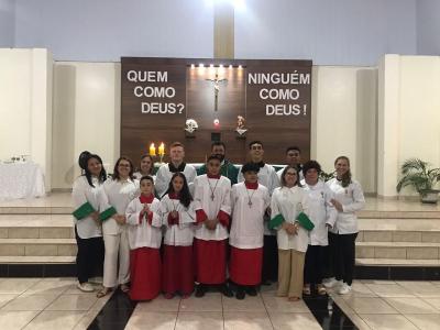 3Âº dia da Novena em louvor a SÃ£o Miguel teve a participaÃ§Ã£o da Comunidade Frei GalvÃ£o e RCC