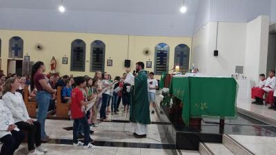 3Âº dia da Novena em louvor a SÃ£o Miguel teve a participaÃ§Ã£o da Comunidade Frei GalvÃ£o e RCC