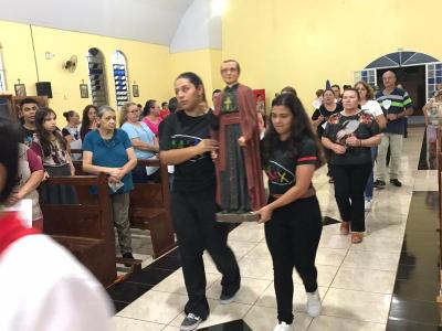 4Âº dia das Missas com Novenas no Bairro SÃ£o Miguel teve a participaÃ§Ã£o da Capela SÃ£o Marcos e MMJX