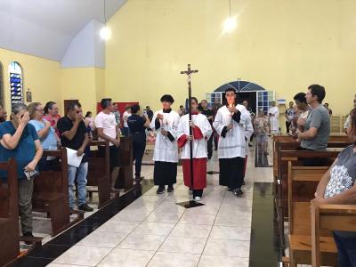 4Âº dia das Missas com Novenas no Bairro SÃ£o Miguel teve a participaÃ§Ã£o da Capela SÃ£o Marcos e MMJX