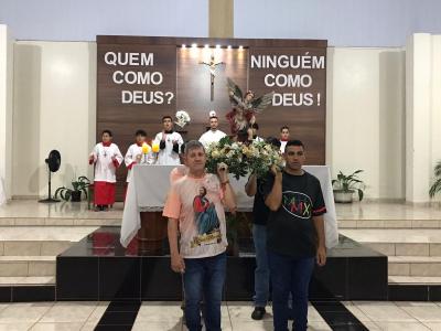 4Âº dia das Missas com Novenas no Bairro SÃ£o Miguel teve a participaÃ§Ã£o da Capela SÃ£o Marcos e MMJX