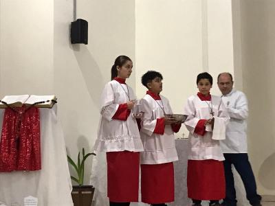 4Âº dia das Missas com Novenas no Bairro SÃ£o Miguel teve a participaÃ§Ã£o da Capela SÃ£o Marcos e MMJX