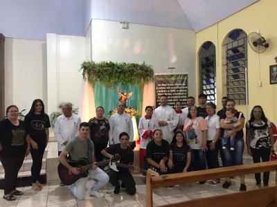 4Âº dia das Missas com Novenas no Bairro SÃ£o Miguel teve a participaÃ§Ã£o da Capela SÃ£o Marcos e MMJX