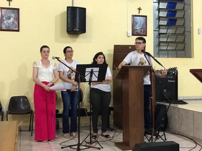 Missas com Novenas na comunidade SÃ£o Miguel de Laranjeiras do Sul teve a participaÃ§Ã£o das Capelas Santo AntÃ´nio e SÃ£o 