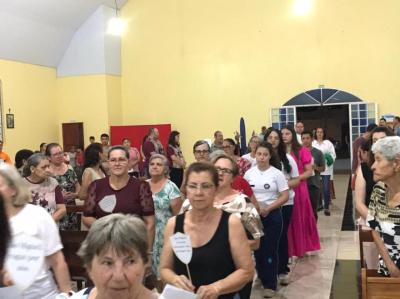Missas com Novenas na comunidade SÃ£o Miguel de Laranjeiras do Sul teve a participaÃ§Ã£o das Capelas Santo AntÃ´nio e SÃ£o 