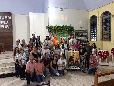 Missas com Novenas na comunidade SÃ£o Miguel de Laranjeiras do Sul teve a participaÃ§Ã£o das Capelas Santo AntÃ´nio e SÃ£o 