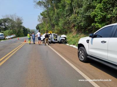 LS: Grave acidente com veÃ­culo furtado em cascavel resulta em um morto na BR 277