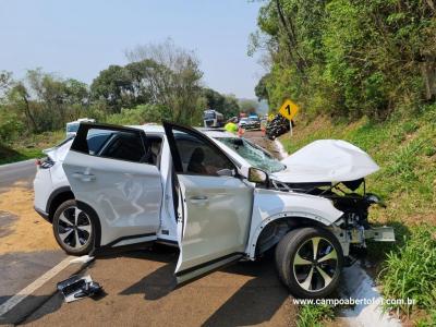 LS: Grave acidente com veÃ­culo furtado em cascavel resulta em um morto na BR 277